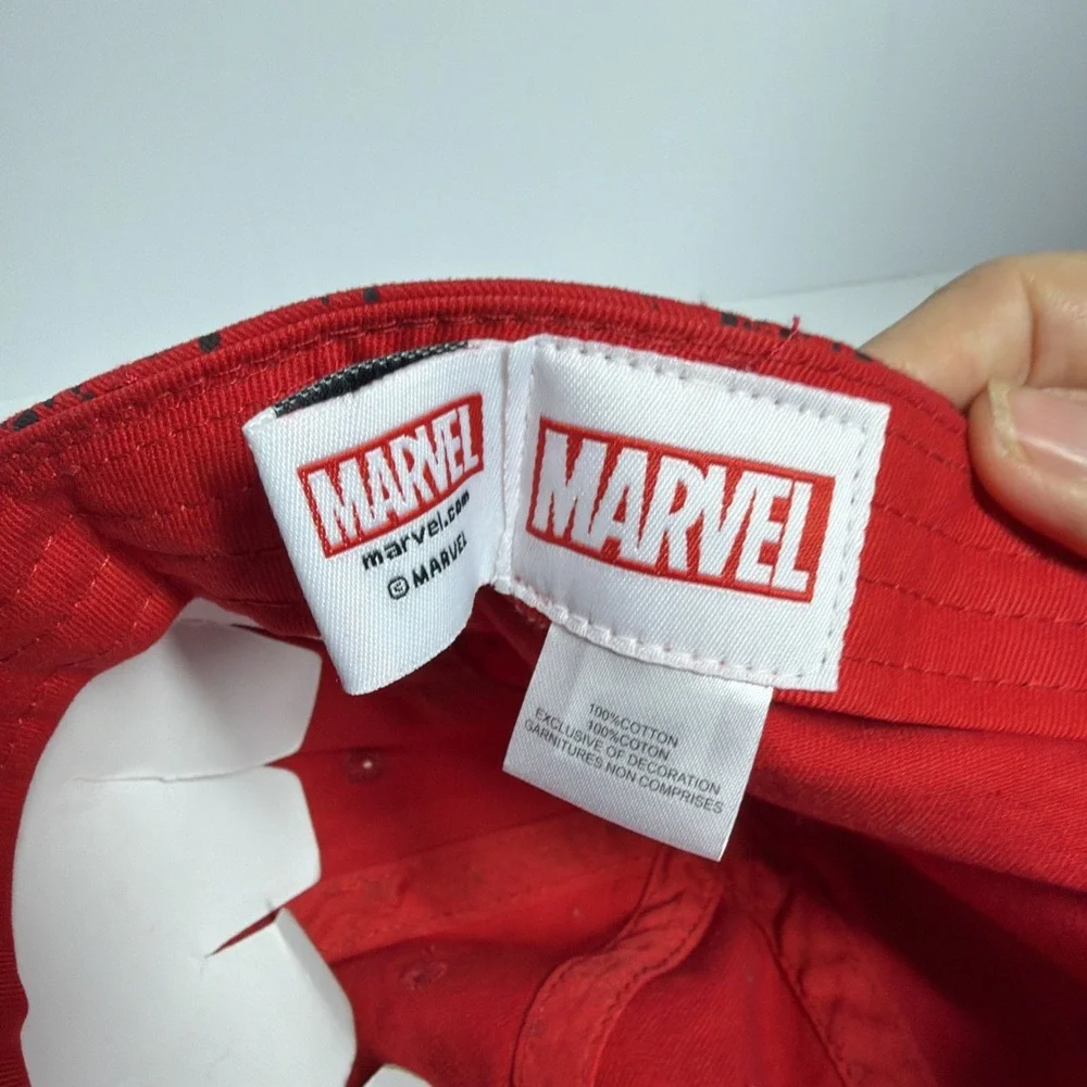 Marvel DeadPool Hat Red Color Adjustable Size Marvel Comics Brand New